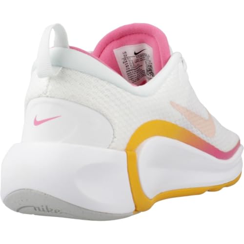 Nike Infinity Flow Big Kids' Running Shoes (FD6058-102, Summit White/Pinksicle/University Gold/Arctic Orange) Size 5.53