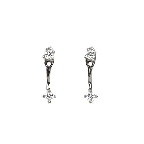 Parasols boucles d'oreilles luxe sterling ins moon piercing tendance