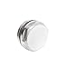 Conector macho BSP de 1,27 cm para radiador, acabado en blanco