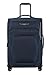Samsonite Spark SNG Eco - Softside Luggage 67 cm Medium - Trolley Suitcase with 4 Wheels, TSA Lock, Lightweight & Expandable - Blue (Midnight Blue)