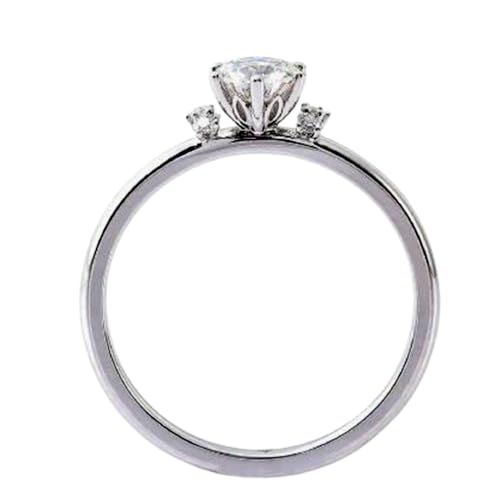 Bague de mariage moissanite argent sterling 925 pour femme RNG-1603