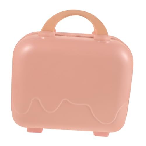 Trousse de maquillage voyage rigide grand format avec poignée de transport noire
