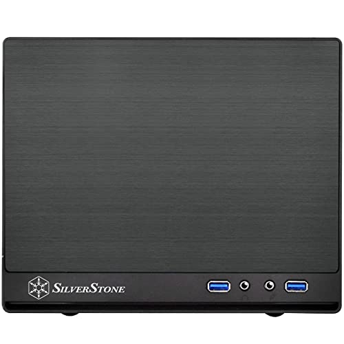 Silverstone Tek Mini-Dtx, Mini-Itx Small Form Factor Computer Case With Faux Aluminum Front Panel Cases Sg13B-Q #TOP1