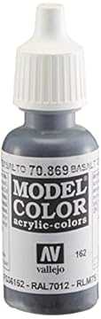 Vallejo Model Color 17 ml Acrylic Paint - Basalt Grey