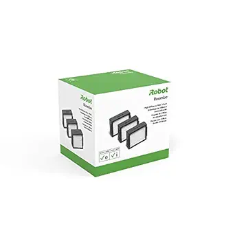 iRobot Authentic Replacement Parts- Roomba e and i Series High-Efficiency Filter, (3-Pack),White - 4639161