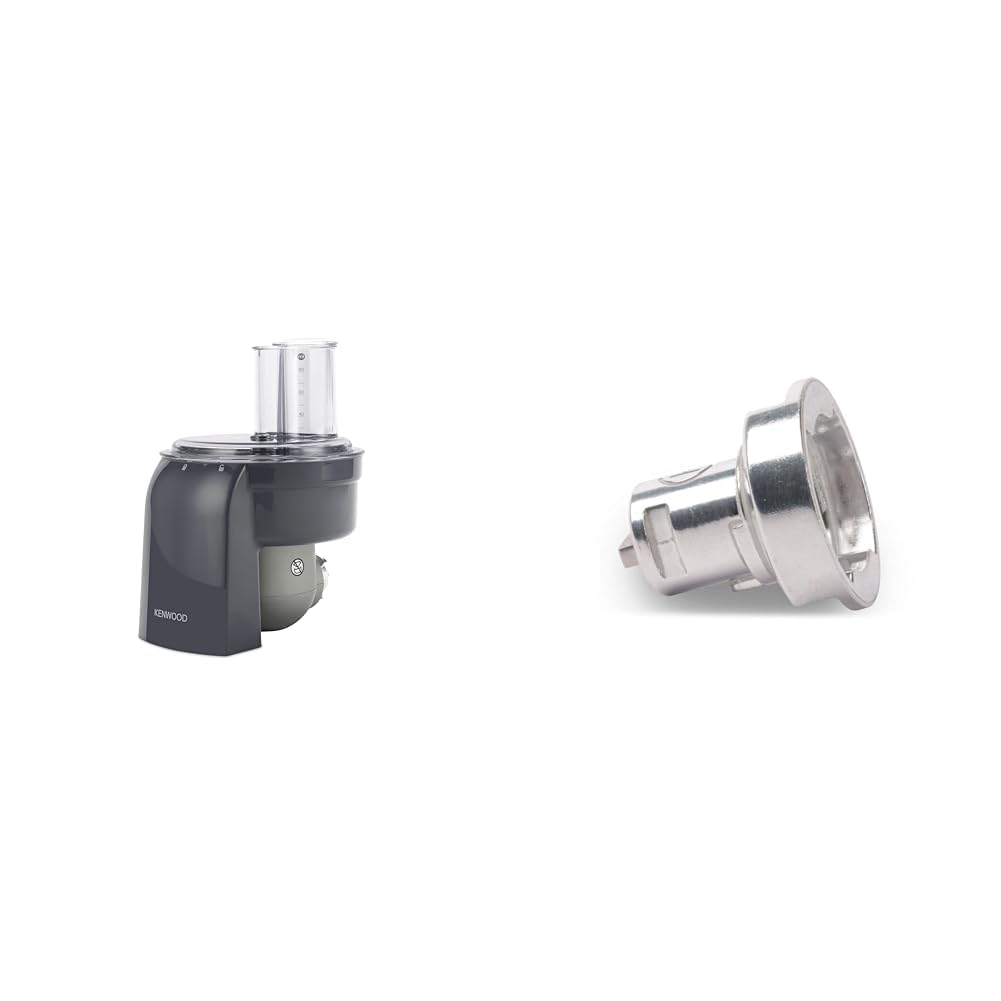 Kenwood Przystawka do Robota Kostkarka KAX400PL & Kenwood Easy-Fit Adapter, Metal, Srebrny, 6 X 6 X 6 cm