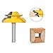 TOTOWOOD 45 Degree Lock Miter Router Bit 3-Piece Set, for 31/64