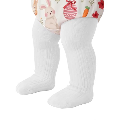 Image of Zando Infant Soft Tights Toddler Seamless Leggings Tights for Baby Girls Winter Knit Warm Newborn Pants Stockings