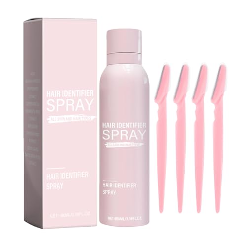 Spray Identificador De,Herramienta de Dermaplaning para Maquillaje y Seguro 100ml | Spray para Afeitar Corporal y Facial - para Mujeres, Madres, Hijas, Novias, Chicas, Adultas y Amantes