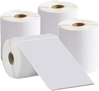 4x6 Thermal Label Printer Label 1 Roll (500 Labels) Thermal Direct Shipping Package Labels Compatible All 4×6 Label Printers Waterproof Oil Proof 100mm x150mm (1)