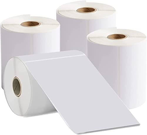 4x6 Thermal Label Printer Label 1 Roll (500 Labels) Thermal Direct Shipping Package Labels Compatible All 4×6 Label Printers Waterproof Oil Proof 100mm x150mm (1)