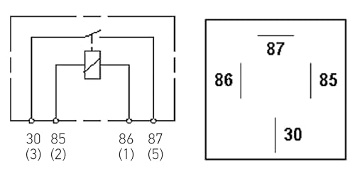 Image of HELLA 933332101 Standard 40 Amp SPST Mini Relay