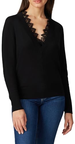 Rebecca Taylor Rent the Runway Pre-Loved Black Lace Combo Pullover2
