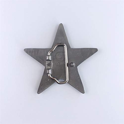 JEAN'S FRIEND Red Enamel Star Belt Buckle Gurtelschnalle Boucle de ceinture - Image 7