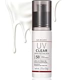 Mineral Sunscreen SPF 50+,Zinc Oxide Sunscreen Face & Body Moisturiser, Sun Cream Face Calms & Protection Skin, No White Cast Sun screen for Pore Prone Skin Sensitive Skin, UV Clear Broad-Spectrum,50G