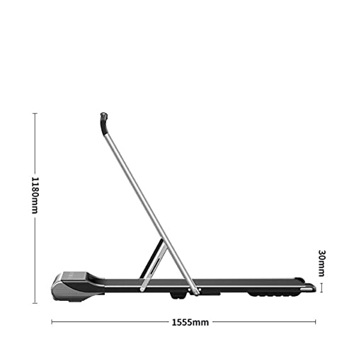 Image of Multifunctional Mini Home Treadmill Indoor Gym Folding Electric Treadmill Fitness Running (Grey)