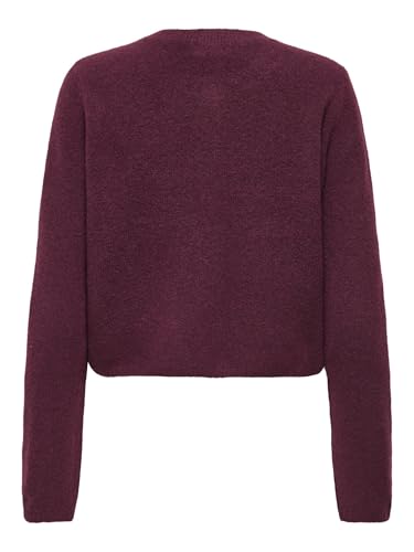 JDY Damen Jdychloe Life L/S Cardigan KNT Noos, Winetasting, XL – Ansicht 3