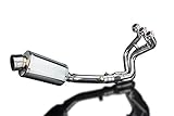 Delkevic Full Aftermarket 3-1 Exhaust compatible with Yamaha FZ-09 MT-09 XSR900 SS70 9' Stainless...