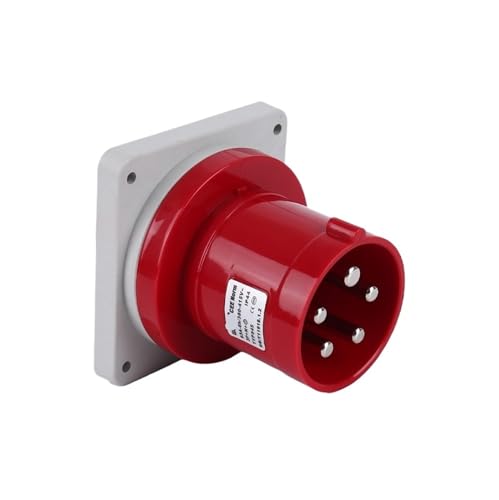 Fiche industrielle TYP545 63 A robuste avec socle connecteur de haute précision IP44
