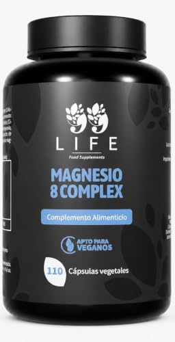 99 Life 110 Cápsulas Magnesio 8 en 1 Complex | 8 Formas de Alta Absorción