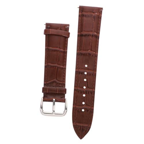 PACKOVE Correa De Reloj De 22 Mm Con Pasador De Tanque Y Botones A Presión World Edifice Ultra Original Top Calfskin Brown