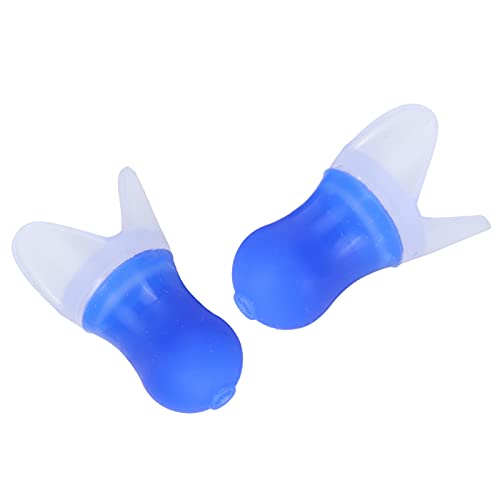 Earplug, Non? Reusable Silicone Ear Plug Swimming Earplug for Work for Swimming for Adults for Kids for Studying for Sleeping(Blue Large+pp Box)