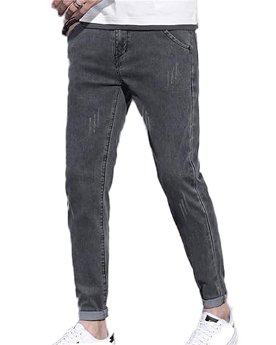 Mens Casual Jeans Slim Fit Skinny Denim Stretch Tapered Fashion Jean Pants