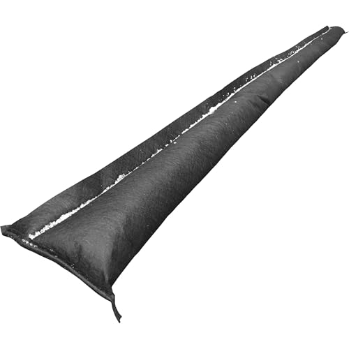 Image of Quick Dam Flood Barriers - 3.5 inch Height x 10 ft Length - 8 / Carton - Black