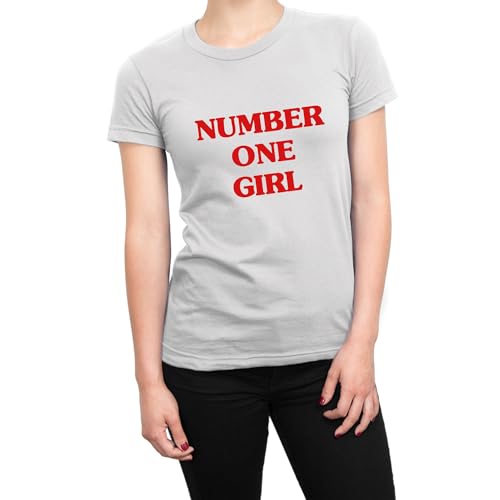 T-shirt Rosie Number One Girl en coton rose pour fille et ado