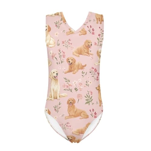 Image of Swimsuits for Girls 3-14 Summer Kids Bathing Suits Gymnastics Leotards One Piece Swimwear