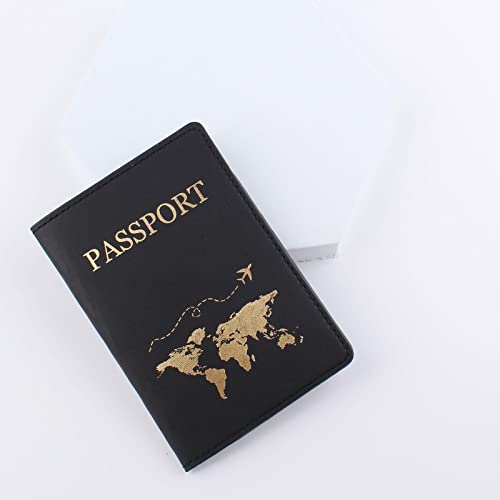Organizador de passaporte de viagem de couro - Capa de passaporte moderna com capacidade suficiente