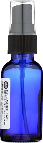Whole Foods Market, Blue Glass Bottle with Misting Spray Top, 1 Fl Oz4