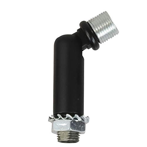 Image of MELUCEE Black Sloped Ceiling Adapter for Chandeliers Pendant Lights 1 Pcs, Suitable for Vaulted or Angled Ceilings