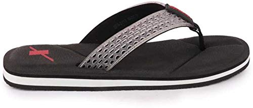 Image of SPARX men's new slippers collection for outdoor /Walking /jogging SFG-2113, Color-Black white,Size:UK-6
