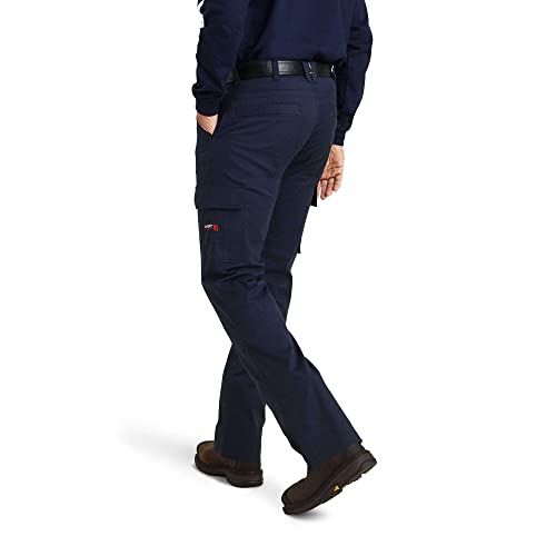 ARIAT Men's FR M7 Slim Duralight Stretch Ripstop Straight Pant, Fr Navy, Size 42L x 36W - image 2