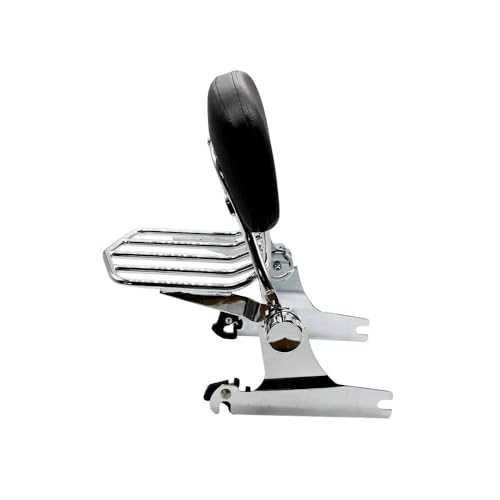 Dossier Softail argenté pour éliminer la fatigue passager sur moto Deluxe 2005-2018