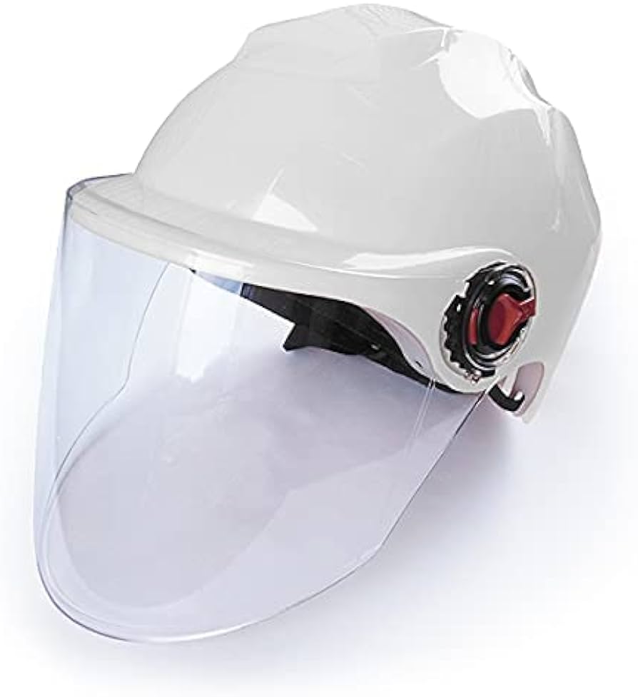 超レア！　Husqvarna ヘルメット メッシュフェイスガード付　希少ホワイト 超レア！ Husqvarna ヘルメット メッシュフェイスガード付 希少