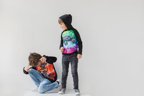Image of Monster Jam Boys' Fleece Pullover Hoodie Toddler to Big Kid