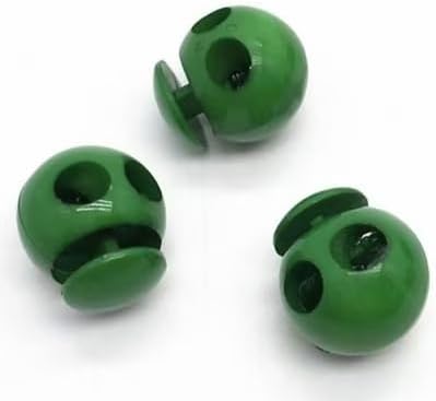 Spring Locks Clasp，Rope stop lock Rope lock Button Buttons High-grade Plastic Bell Tightening Buckle Spring Buckle Elastication Adjustment Buckle Set Rope Buckle Pig Nose Buckle，10pcs(Green)