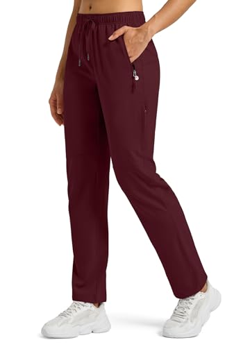 Willit Women's Hiking Pants Quick Dry Cargo Pants Lightweight Water Resistant Travel Golf Pockets Petite/Regular/Tall
