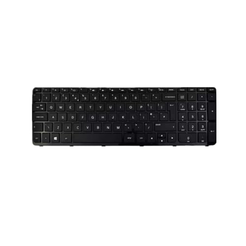 Teclado HP Compaq CQ15-s100 de repuesto negro con distribución UK
