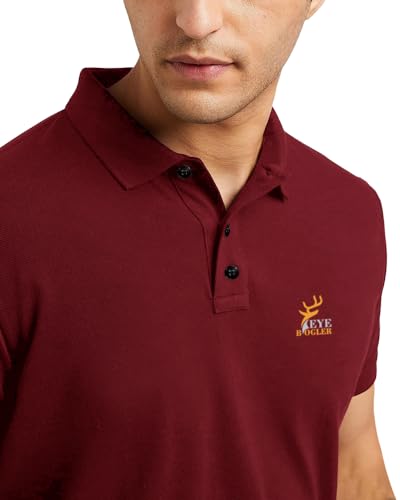Image of Noble Monk Men's Cotton Blend Regular Fit Polo T-Shirt
