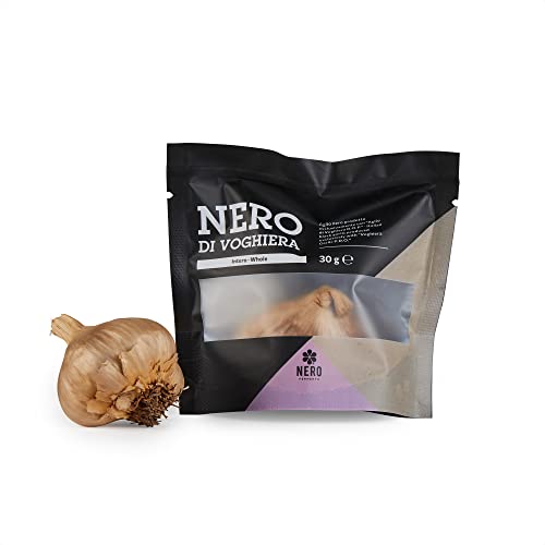 NERO FERMENTO NV Ail Noir Produit avec de l'Ail de Voghiera D.O.P. 30 gr (1 ampoule), Made in...