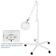 Concise Home LED Lupenlampe mit RollStativ Dioptrien Kosmetikleuchte Lupenleuchte Artztpraxis-Leuchte