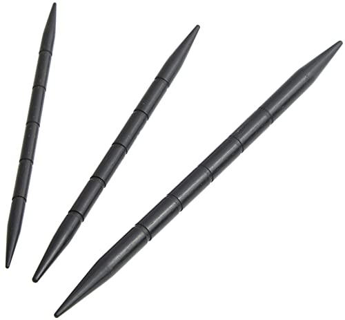 Lantern Moon Cable Needles 3/Pk Size 3,6,8, White #TOP1