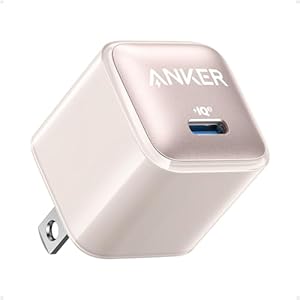 Anker USB C Charger Block, 20W PIQ 3.0 Compact Fast Charging for iPhone 17/16/15 and More Series, Galaxy, Pixel 4/3, iPad (Cable Not Included) Powder Pink