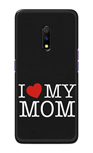 Image of PRINTFIDAA I Love My Mom Hard Back Cover for Realme X /Oppo K3, RMX1901 Back Cover -(P6) KAT1006