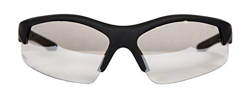 Smith & Wesson M&P Super Cobra Frame Shooting Glasses with No-Slip Rubber, Impact Resistance and Anti-Fog Lenses for Shooting, Working and Everyday Use