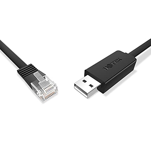 USB to RJ45 USB A to Console Debug Cable 4.9FT High Performance Console Cable with FTDI Chipset for Asynchronous Transmission UT-883R