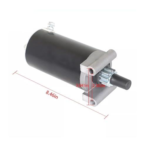 Image of Starter Motor for Husqvarna YTH20K42 LGT2554 LGT2654 LGT48DXL, 2012 Husqvarna 24 Hp Kohler 725cc Engine Replaces John Deere AM117130 AM120729
